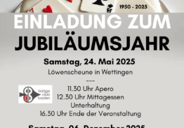 Das 75. Jubiläum des BCB – 1.Teil