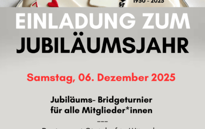 Jubiläumsturnier vom 6. Dezember 2025